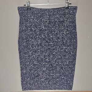 Ann Taylor Black and White Pencil Skirt